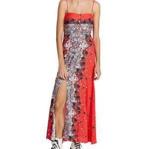 Free People Morning Song Printed Maxi Dress; NWT